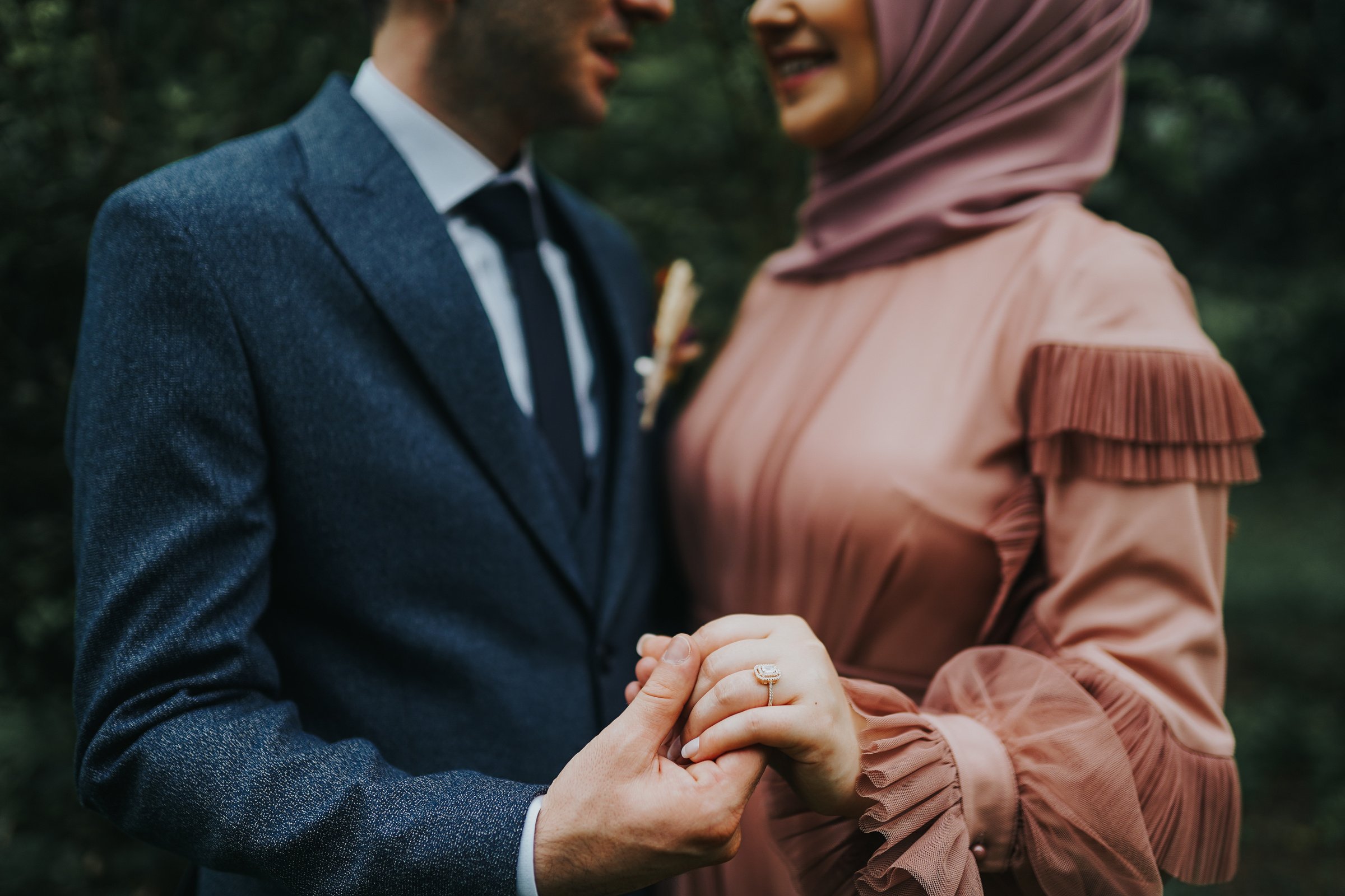 Husband and Wife Holding Hands